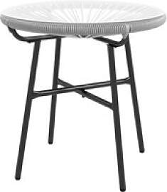 Outsunny Beistelltisch grau Polyrattan B/H/L: ca.
