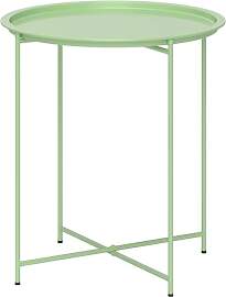 Outsunny Beistelltisch klappbar Kaffeetisch Ø46 x 