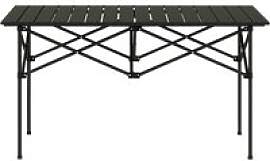 Outsunny Campingtisch schwarz Aluminium B/H/L: ca. 
