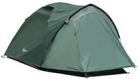 Outsunny Campingzelt grau Polyester B/H/L: ca.