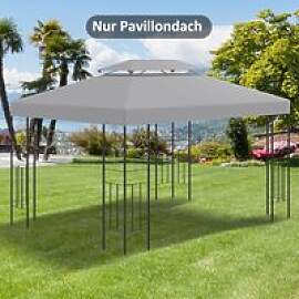 Outsunny Ersatzdach für Metall-Gartenpavillon 3x4 