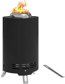 Outsunny Feuerschale Ø16x25cm aus Edelstahl