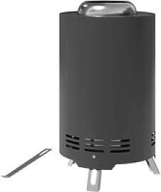 Outsunny Feuerschale grau Edelstahl B/H/L: ca.