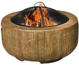 Outsunny Feuerstelle Metall B/H/L: ca.