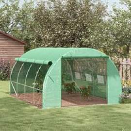 Outsunny Foliengewächshaus Polytunnel 3,97 x 3 x