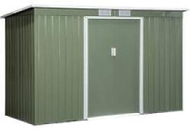 Outsunny Gartenschrank grün Stahl B/H/T: ca.