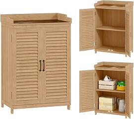 Outsunny Gartenschrank Holz, Geräteschuppen mit