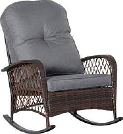 Outsunny Gartensessel braun Polypropylen B/H/L: