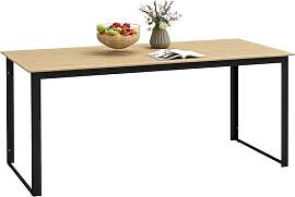 Outsunny Gartentisch Metall 175x78 cm Wetterfest