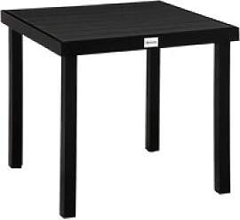 Outsunny Gartentisch schwarz Aluminium B/H/L: ca.