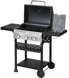 Outsunny Gasgrill Edelstahl B/H/L: ca. 52x101x123