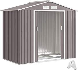 Outsunny Gerätehaus 2,42 m², Gartenhaus mit