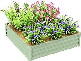 Outsunny Hochbeet, Blumenkasten, Gemüsebeet,