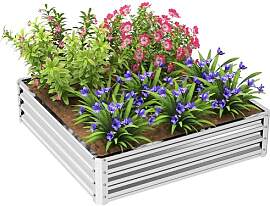 Outsunny Hochbeet, Blumenkasten, Gemüsebeet,