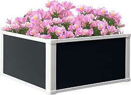 Outsunny Hochbeet Blumenkasten Pflanzkasten mit