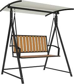 Outsunny Hollywoodschaukel mit verstellbarem