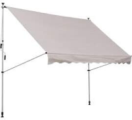 Outsunny Klemm-Markise beige B/H/L: ca.