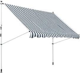 Outsunny Markise grün B/H/L: ca. 150x280x300 cm