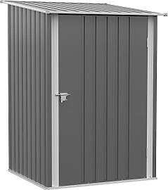 Outsunny Metall Gerätehaus 0,92 m² 100x103x160cm 