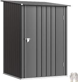 Outsunny Metall Gerätehaus 0,92 m² 100x103x160cm 