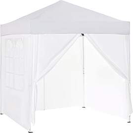 Outsunny Pavillon 2x2m Wasserdicht, Pop-up