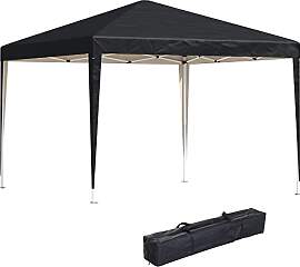 Outsunny Pavillon ca. 3x3m, wasserabweisend Stabil 