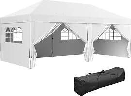 Outsunny Pavillon ca. 6x3m Stabil Winterfest