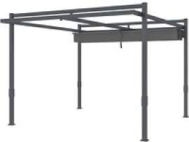 Outsunny Pavillon grau Polyester B/H/L: ca.