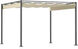 Outsunny Pergola beige Metall B/H/L: ca.