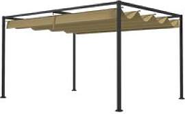 Outsunny Pergola khaki Polyester B/H/L: ca.