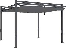 Outsunny Pergola Pavillon ca. 3,5x3m Aluminium