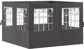 Outsunny Seitenwand 4er Set für 3 x 3 m Pavillon