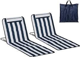 Outsunny Sonnenliege klappbar Gartenliege mit