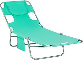 Outsunny Sonnenliege klappbar mit Lesefenster und