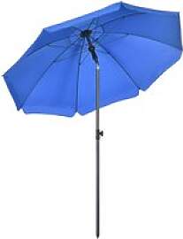 Outsunny Sonnenschirm blau Polyester B/H/L: ca.