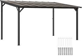Outsunny Terrassenüberdachung ca. 3 x 4,3m