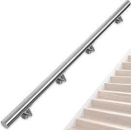 OUUTMEE Handlauf Edelstahl für Treppen 250cm