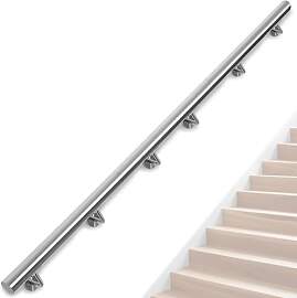 OUUTMEE Handlauf Edelstahl für Treppen 350cm