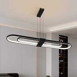 Oval Hängeleuchte LED Dimmbare Hängelampe