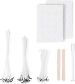 Ovaletta 40 Stück Kerzendocht (6 cm, 10 cm, 15