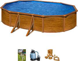 Ovalpool GRE "PACIFIC", braun, B:575cm