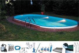 Ovalpool MY POOL BWT "PREMIUM mit blauer