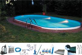 Ovalpool MY POOL BWT "PREMIUM mit blauer