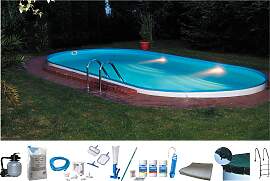 Ovalpool MY POOL BWT "PREMIUM mit blauer