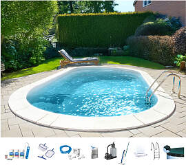 Ovalpool MY POOL BWT "PREMIUM mit