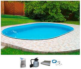 Ovalpool MY POOL BWT "PREMIUM", weiß,