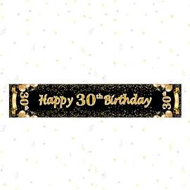 Ovanda 30 Geburtstag Deko, Tischläufer Deko 30