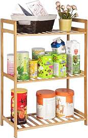 PACHIRA Standregal mit 3 Ablagen, 51 x 25 x 71 cm