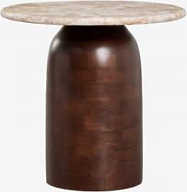 Pack Mit 2 Runden Nachttischen Ø40 Cm Alliser