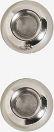 Pack Mit 2 Schalen Aus Edelstahl Ladispoli Ø17 Cm 